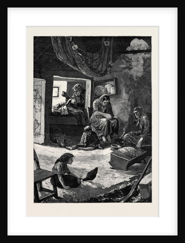 Ireland: A Fisherman's Cabin in Connemara 1880 by Anonymous