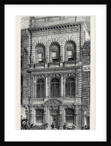 The New Building of the Art Union of London 1880 by Anonymous