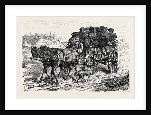 Polish Jews Driving to Market: on the Polish Russian Frontier 1880 by Anonymous