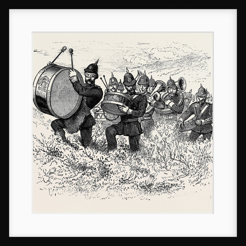 At the Brighton Theatre of War: The Band of Hope. 1880 by Anonymous