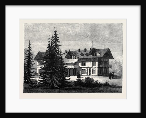 The Villa Hohenlohe Baden-Baden Occupied by the Queen 1880 by Anonymous