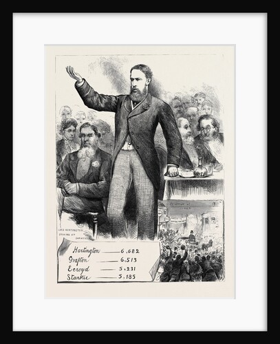 The General Election: Lord Hartington at Over Darwen North-East Lancashire 1880 by Anonymous