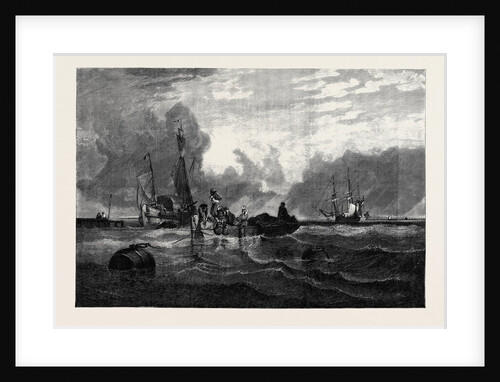 Passage Boat on the Scheldt. From the Picture by C. Stanfield R.A. In the Sheepshanks Collection 1880 Schelde L'Escaut by Anonymous