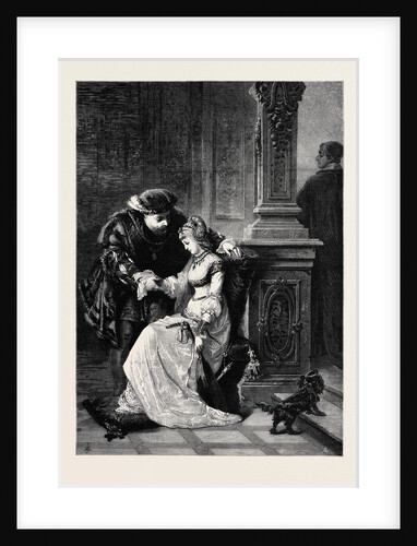 Henry VIII. And Anne Boleyn, from the National Gallery of Art at Melbourne Australia 1880 by Anonymous