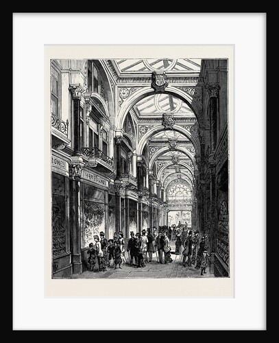 New Arcade Old Bond Street London 1880 by Anonymous