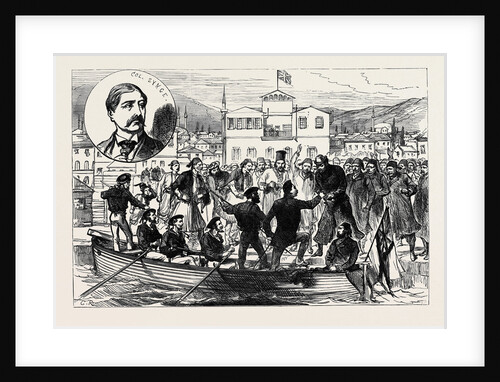 Arrival of Colonel Synge at Salonica after His Release by the Brigands 1880 by Anonymous