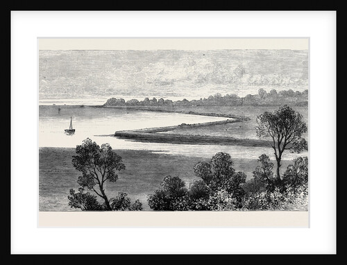 Land Reclaiming Works at Brading Haven Isle of Wight 1880 by Anonymous