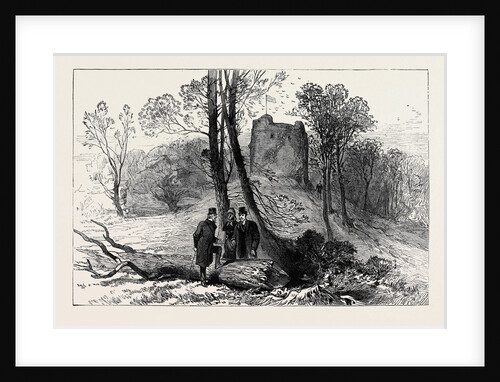 Ruins of the Old Castle Hawarden 1880 by Anonymous