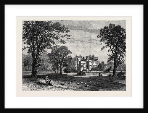 Hawarden Castle from the Park 1880 by Anonymous