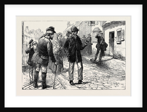 A Sketch in the Village of Hawarden 1880 by Anonymous