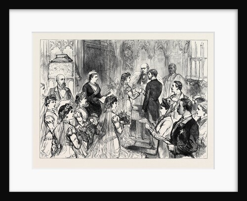 The Royal Marriage at Windsor 1880 by Anonymous