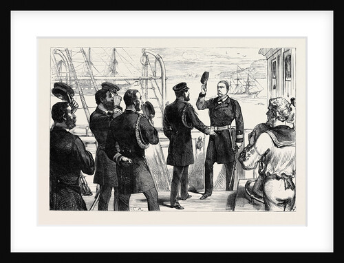 The Duke of Edinburgh Receiving the Commander of the U.S. Frigate Constellation at Queenstown 1880 by Anonymous
