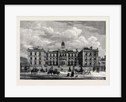 The Officers' Quarters New Barracks at Knightsbridge London 1880 by Anonymous