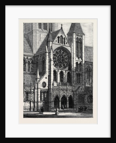 The New Cathedral of Truro (the Architect's Design): Entrance to the South Transept 1880 by Anonymous