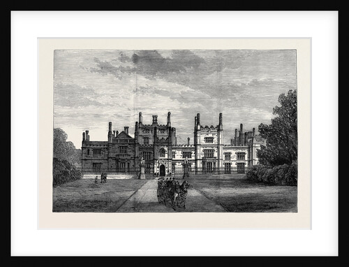 The Prince of Wales in Cornwall: Tregothnan Castle North Front 1880 by Anonymous