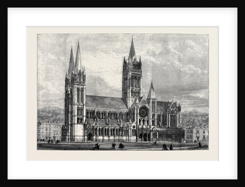 The New Cathedral of Truro (Drawing of the Architect's Design) 1880 by Anonymous