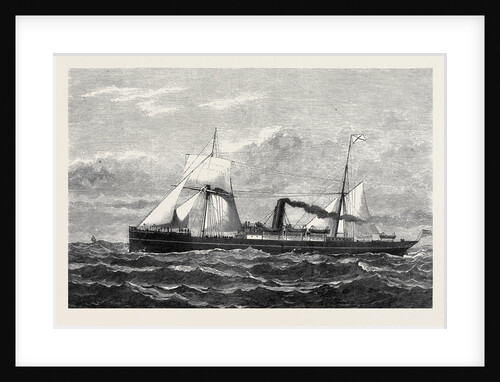 The Union Company's New Steamship Trojan for the Cape Mail Line 1880 by Anonymous