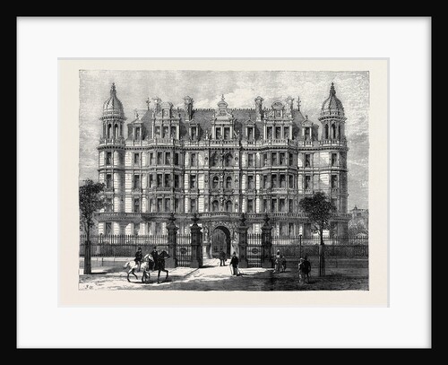 New Buildings Temple Gardens 1880 by Anonymous