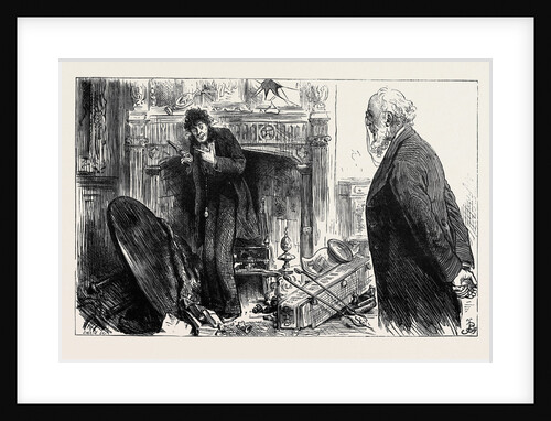 My Lord Was Jabbering Over a Pistol When the Doctor Arrived and the Great Glass Over the Mantelpiece in the State Drawing-Room in Belgrave-Square Was Freshly Shattered. 1880 by Anonymous