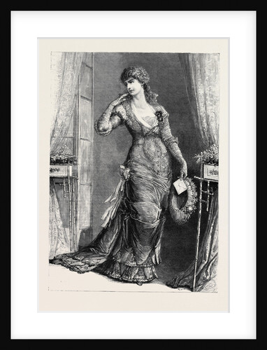 Madame Modjeska As Constance in Heartsease at the Royal Court Theatre London 1880 I Take Leave of You As It Were for Ever! Adieu! Adieu! Act 3 by Anonymous