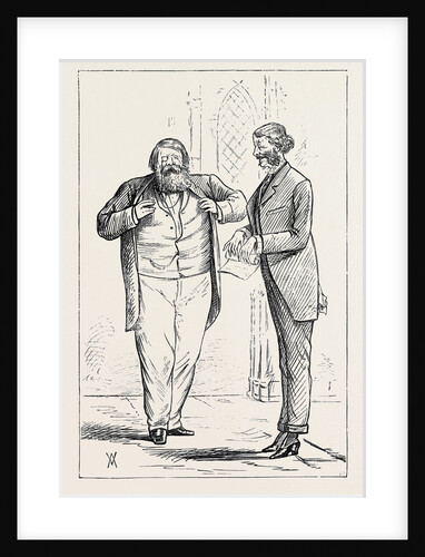 Parliamentary Sketches: In the Lobby: A Pair of Privy Councillors 1880 by Anonymous