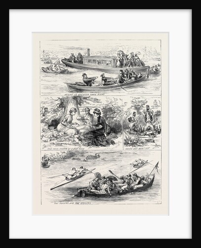 Henley Regatta: Sketches on the River 1880 by Anonymous
