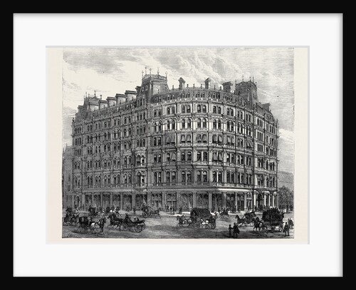 The New Grand Hotel Charing Cross (on the Site of Northumberland House) London 1880 by Anonymous