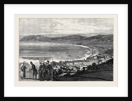 Llandudno New Waterworks: The Prince of Wales Turning on the Water Llandudno and Little Orme's Head 1880 by Anonymous