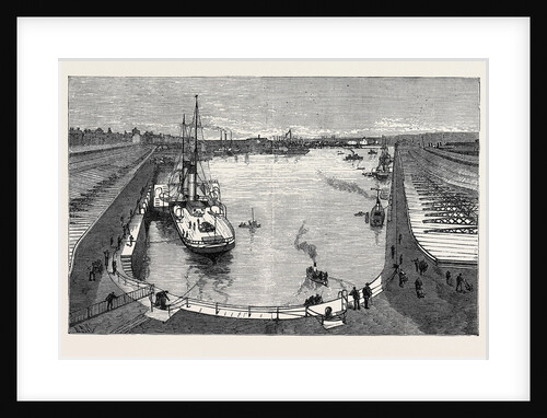 The New Dock from the Hotel Holyhead 1880 by Anonymous