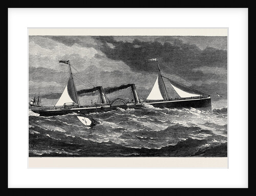 The Holyhead and Kingstown Steamboat Violet Constructed of Steel 1880 by Anonymous