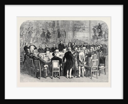 Meeting of the French Commission of Thirty at Versailles France 1874 by Anonymous
