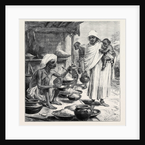 The Impending Famine in Bengal: A Bengalee Beniah or Grain Seller 1874 by Anonymous