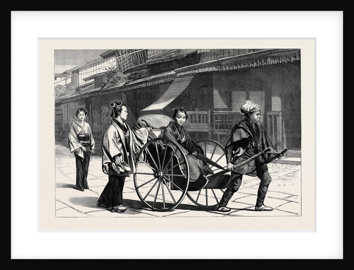 Japan: Scene in Temple Street Nagasaki 1874 by Anonymous