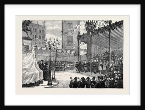 Unveiling the Statue of the Late Prince Consort in Holborn Circus London 1874 by Anonymous