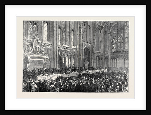 Luncheon Given by the Lord Mayor to the Prince of Wales at Guildhall 1874 by Anonymous
