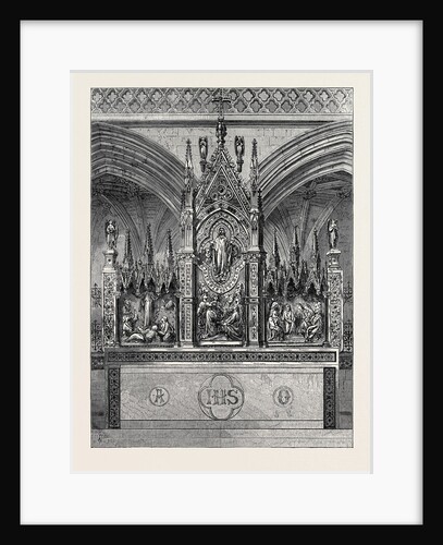 The New Reredos in Exeter Cathedral 1874 by Anonymous