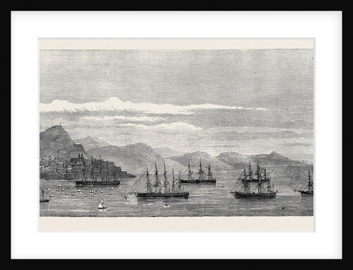 The Channel Fleet Regatta at Vigo 1874 by Anonymous