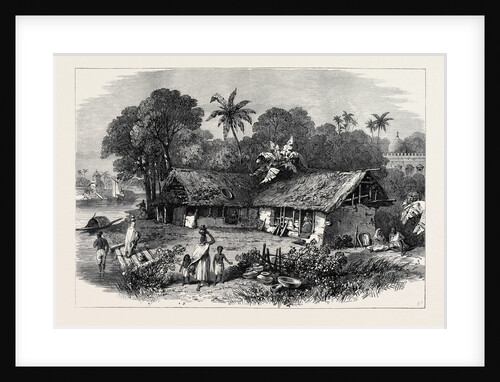 The Famine in India: A Bengal Village 1874 by Anonymous