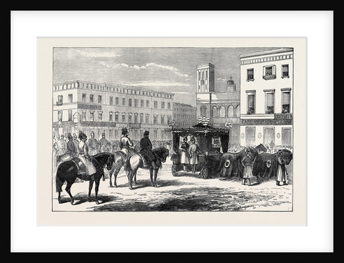 The Funeral of Count Berg at St. Petersburg Russia 1874 by Anonymous