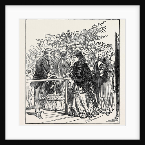 Marriage Festivities for the Duke of Edinburgh: The Royal Marriage: Distribution of Bride-Cake in Edinburgh 1874 by Anonymous