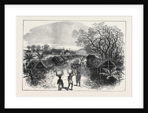 The Ashantee War: Inquabim the First Station on the Road to the Prah 1874 by Anonymous