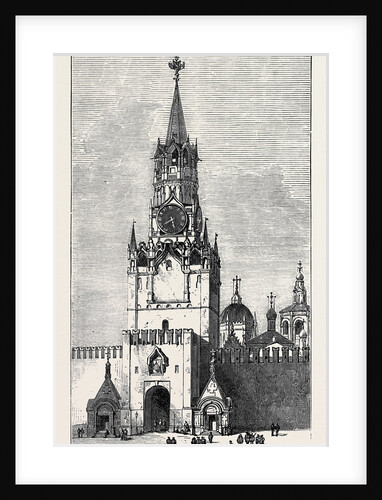 Moscow: The Sacred Gate of the Kremlin Russia 1874 by Anonymous