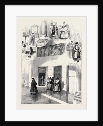 The Royal Marriage in Russia: Sketches in St. Isaac's Church St. Petersburg 1874 by Anonymous