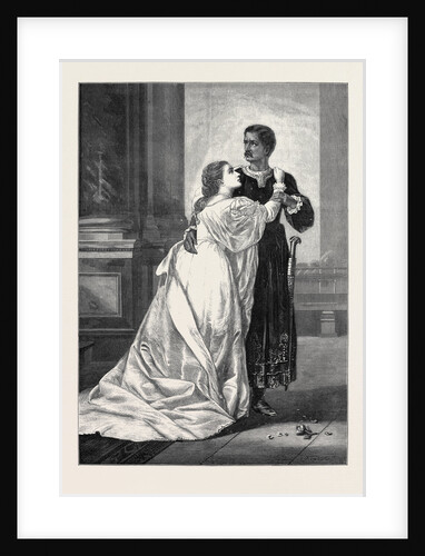 Othello and Desdemona, 1874 by Anonymous