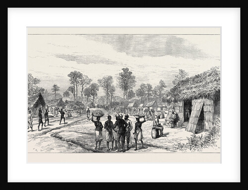 The Ashantee War: The Camp of Mansu on the Road to the Prah 1874 by Anonymous