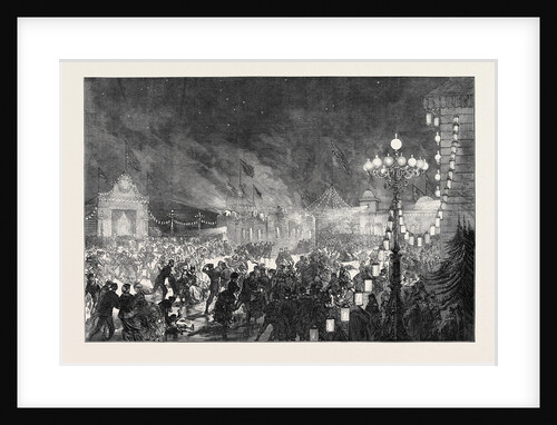 Grand Skating Fete on the Neva in Honour of the Duke of Edinburgh's Marriage 1874 by Anonymous