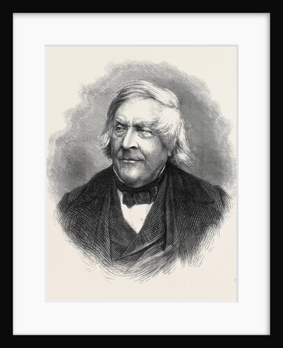 The Late M. Michelet French Historian 1874 by Anonymous