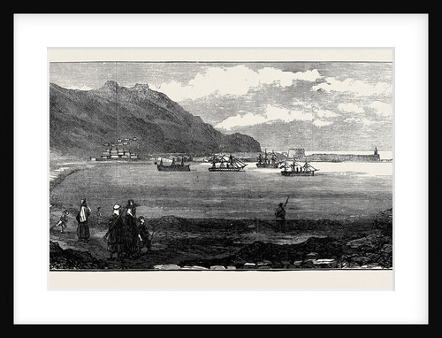 Carthagena after the Siege: Mersel Kebir Bay Near Oran with Spanish Vessels of War 1874 by Anonymous
