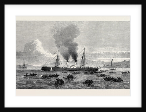 The Ashantee War: Arrival of Despatch Boat at Lisbon with News of the Ashantee War Portugal 1874 by Anonymous