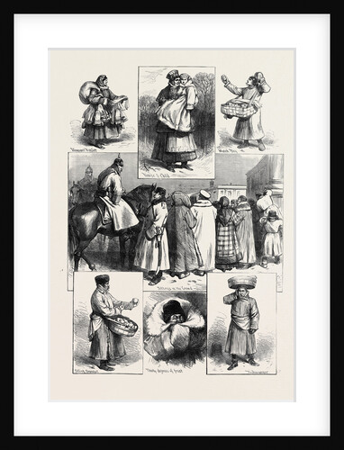 Russia: Sketches in St. Petersburg During the Royal Marriage Festivities by Anonymous